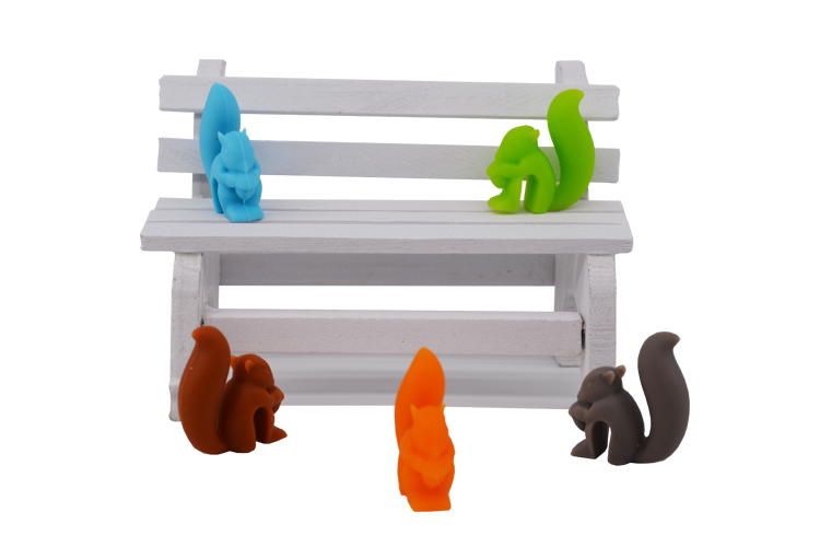 硅膠酒杯識別器,酒杯識別標簽,松鼠酒杯識別標記 硅膠酒杯識別器,酒杯識別標簽,松鼠酒杯識別標記