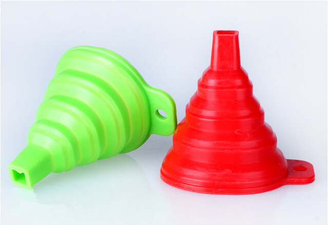 定制硅膠折疊漏斗 定制硅膠折疊漏斗