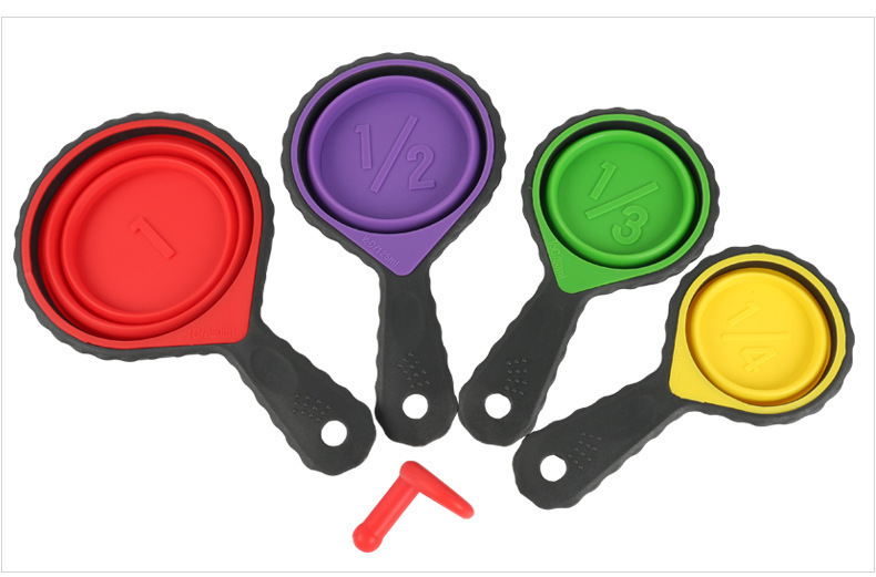 硅膠折疊量杯定制 硅膠折疊量杯定制